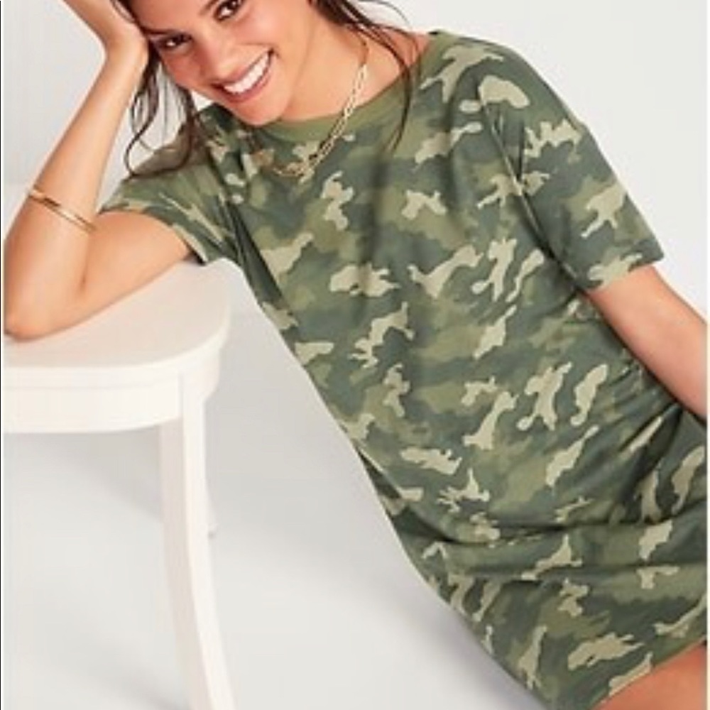 Camo T-shirt Dress